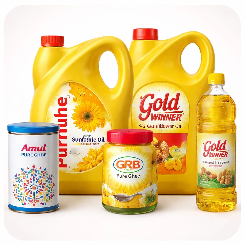 Edible Oils,vinegar & Ghee